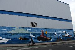 45 Boats On the Water Mural On the Side of Citistorage At Kent And N 11 St Williamsburg New York.jpg